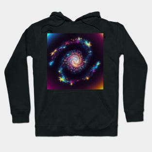 spiral galaxy, psychedelic Hoodie